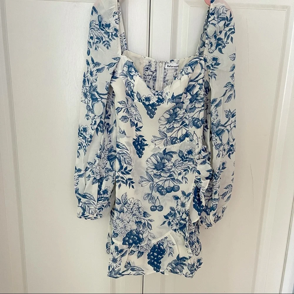 Reformation Cammi Dress Corsica - Picture 7 of 9